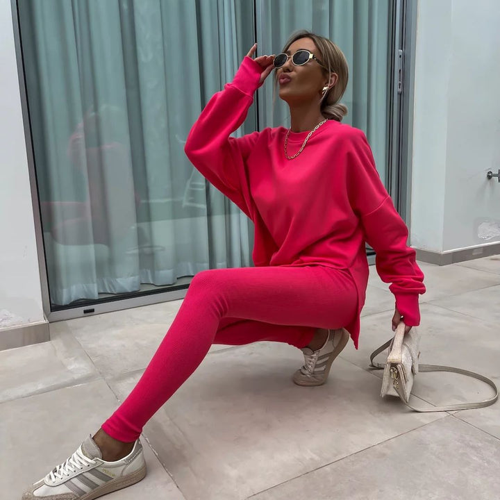 Nova | Bekväm oversized sweatshirt och leggings i ett set
