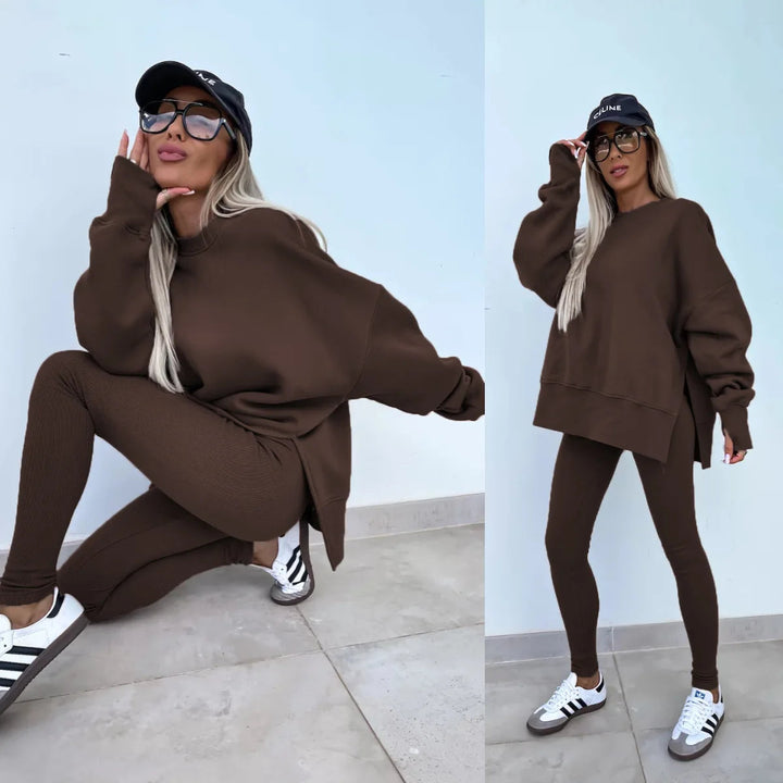 Nova | Bekväm oversized sweatshirt och leggings i ett set