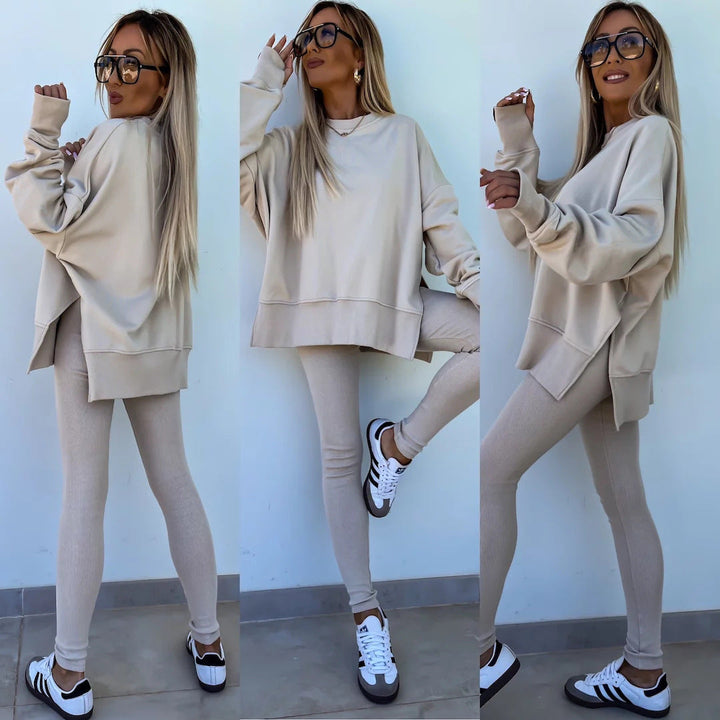 Nova | Bekväm oversized sweatshirt och leggings i ett set