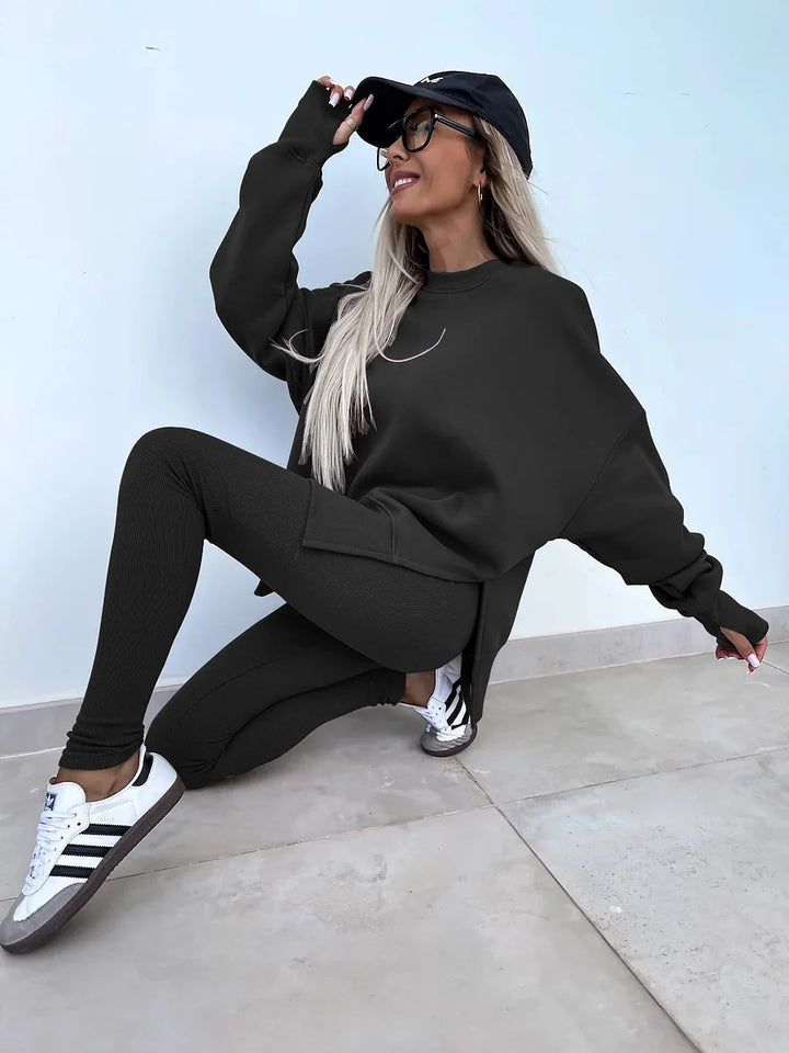 Nova | Bekväm oversized sweatshirt och leggings i ett set