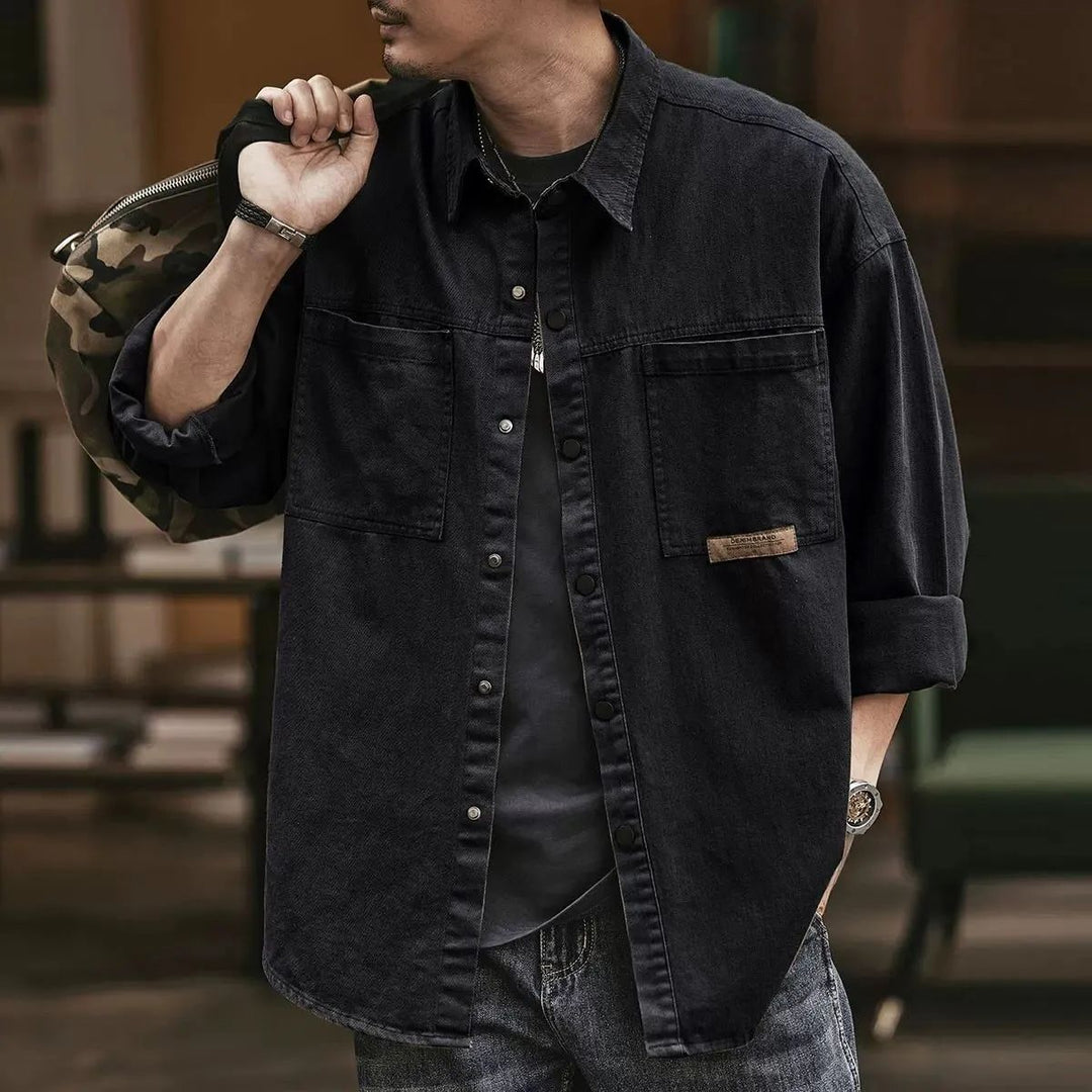 Massimo™ - Camicia Casual Oversize i Stile Vintage