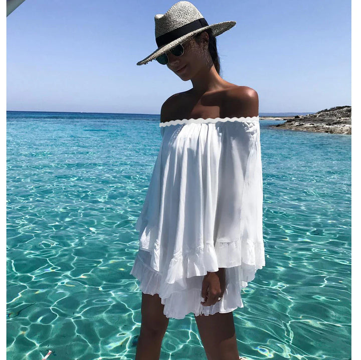 Zofia | Vit strandklänning