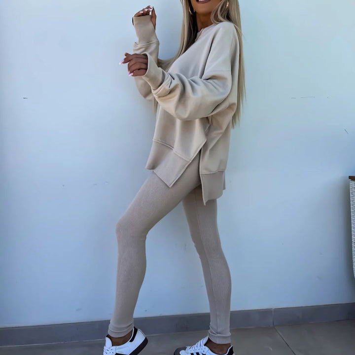 Nova | Bekväm oversized sweatshirt och leggings i ett set