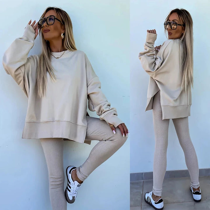 Nova | Bekväm oversized sweatshirt och leggings i ett set
