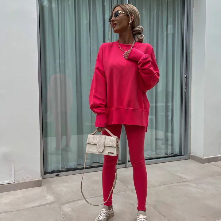 Nova | Bekväm oversized sweatshirt och leggings i ett set