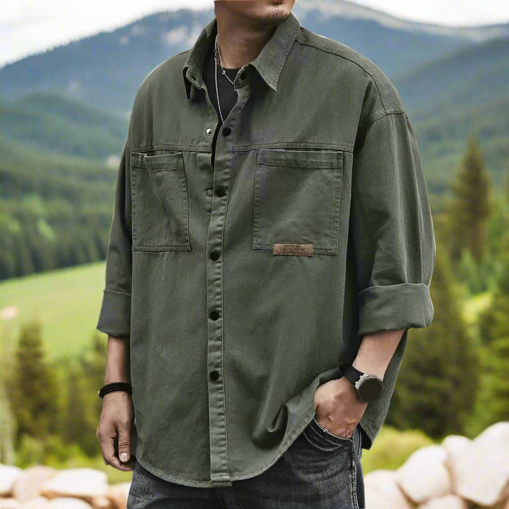 Massimo™ - Camicia Casual Oversize i Stile Vintage