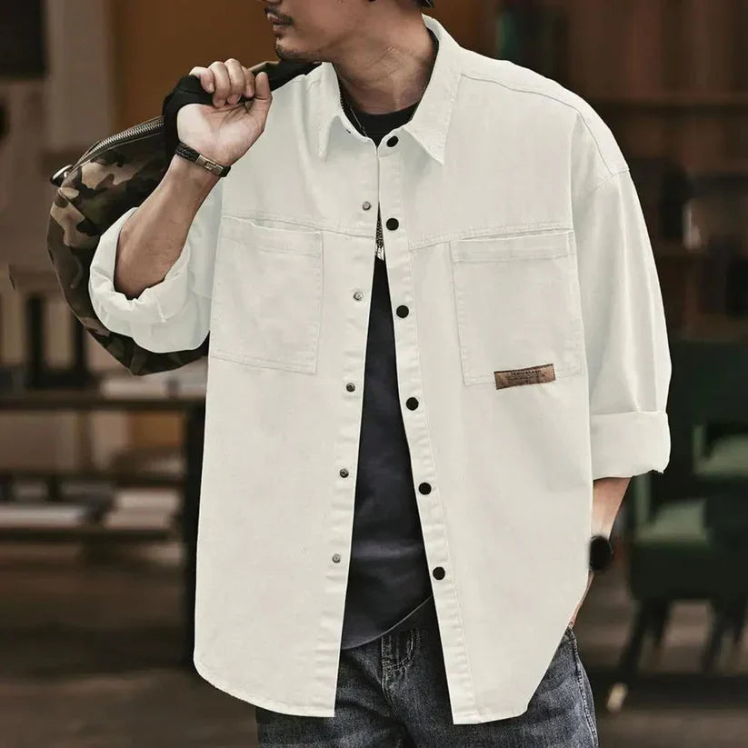 Massimo™ - Camicia Casual Oversize i Stile Vintage