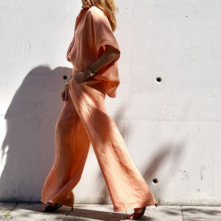 Jane | Casual tvådelat linneset