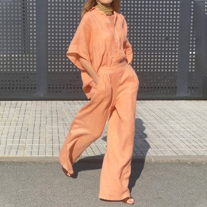 Jane | Casual tvådelat linneset