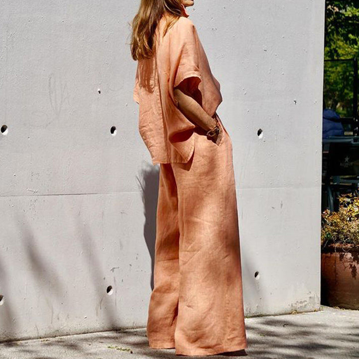 Jane | Casual tvådelat linneset
