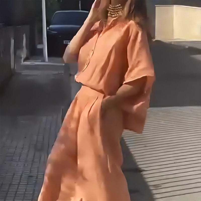 Jane | Casual tvådelat linneset