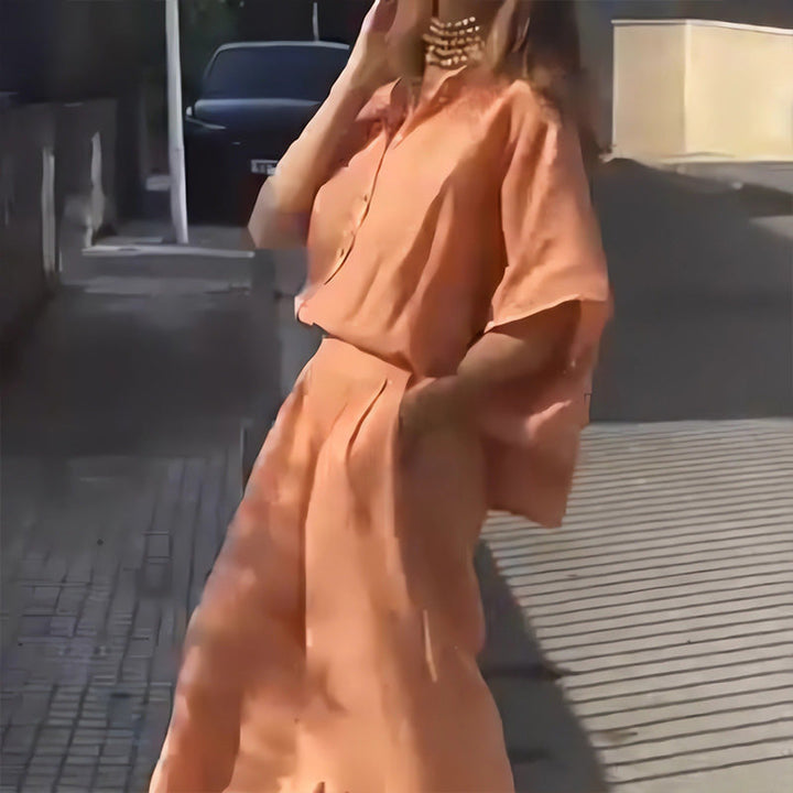 Jane | Casual tvådelat linneset